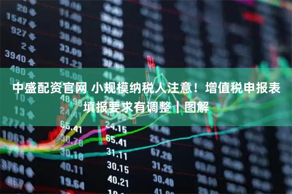 中盛配资官网 小规模纳税人注意！增值税申报表填报要求有调整｜图解